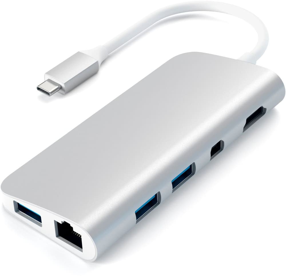 USB-C Aluminium Multiport Adapter Dockingstation e hub USB Satechi 785300142362 N. figura 1