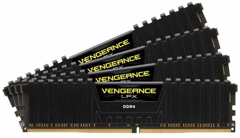 DDR4-RAM Vengeance LPX Black 3200 MHz 4x 16 GB Mémoire vive Corsair 785302409379 Photo no. 1