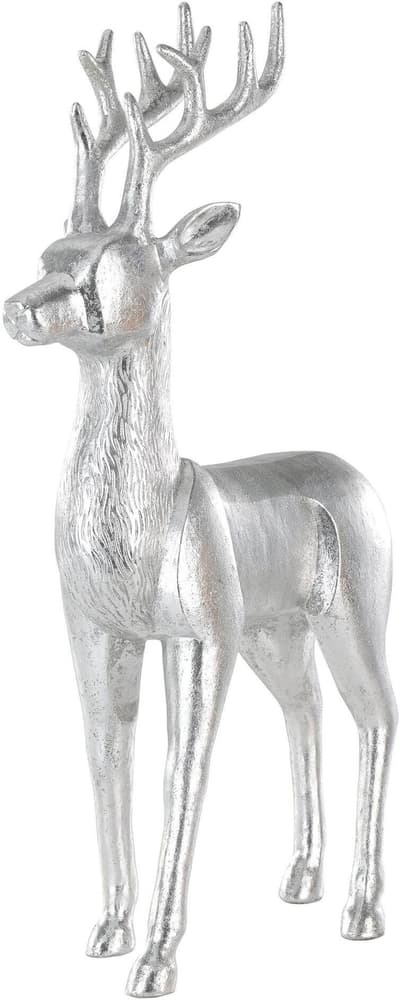 Aufsteller Hirsch Ransiki 56 cm Polyresin, L 345, B 145, H 560, Silber Deko Figur Eglo 785302444333 Bild Nr. 1