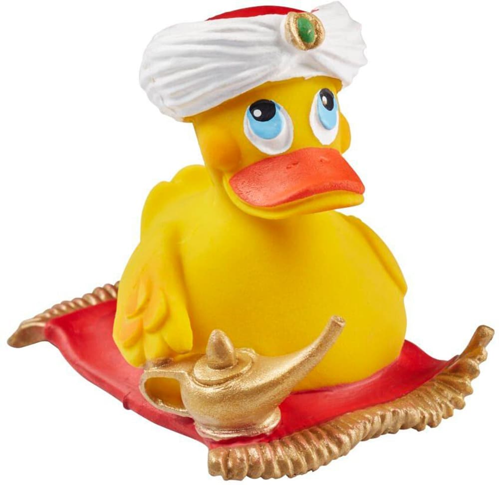 Canard de bain Ali Baba jaune Canard en caoutchouc Lanco 676165400000 Photo no. 1