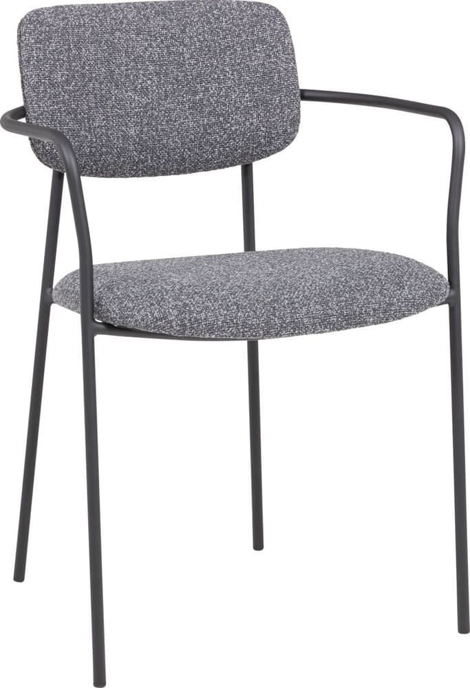 NAIA Stuhl 403787600420 Grösse B: 54.5 cm x T: 53.5 cm x H: 77.0 cm Farbe Schwarz Bild Nr. 1