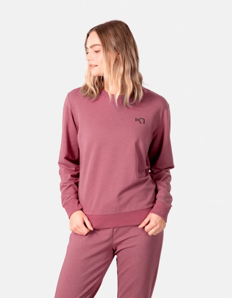 Kari Crew Pullover Kari Traa 472437100588 Taglie L Colore bordeaux N. figura 1