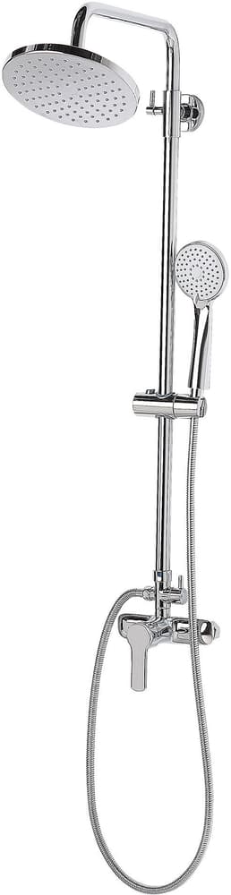 Set doccia miscelatore con soffione argento TINKISSO Sistema di doccia Beliani 759216700000 N. figura 1