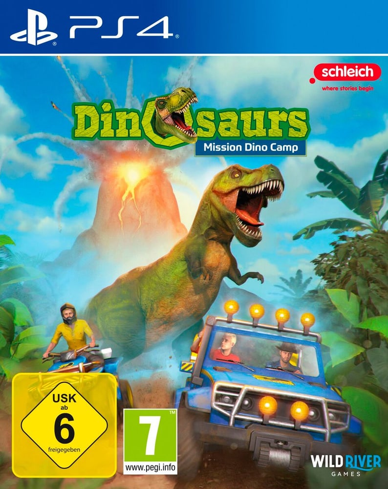PS4 - Schleich Dinosaurs: Mission Dino Camp Jeu vidéo (boîte) 785302426488 Photo no. 1