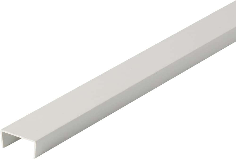 U-Profilo 10 x 21 x 10 mm PVC bianco 1 m alfer 605110800000 N. figura 1