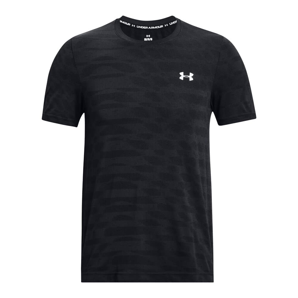 Seamless Novelty SS T-shirt Under Armour 471836900520 Taglie L Colore nero N. figura 1