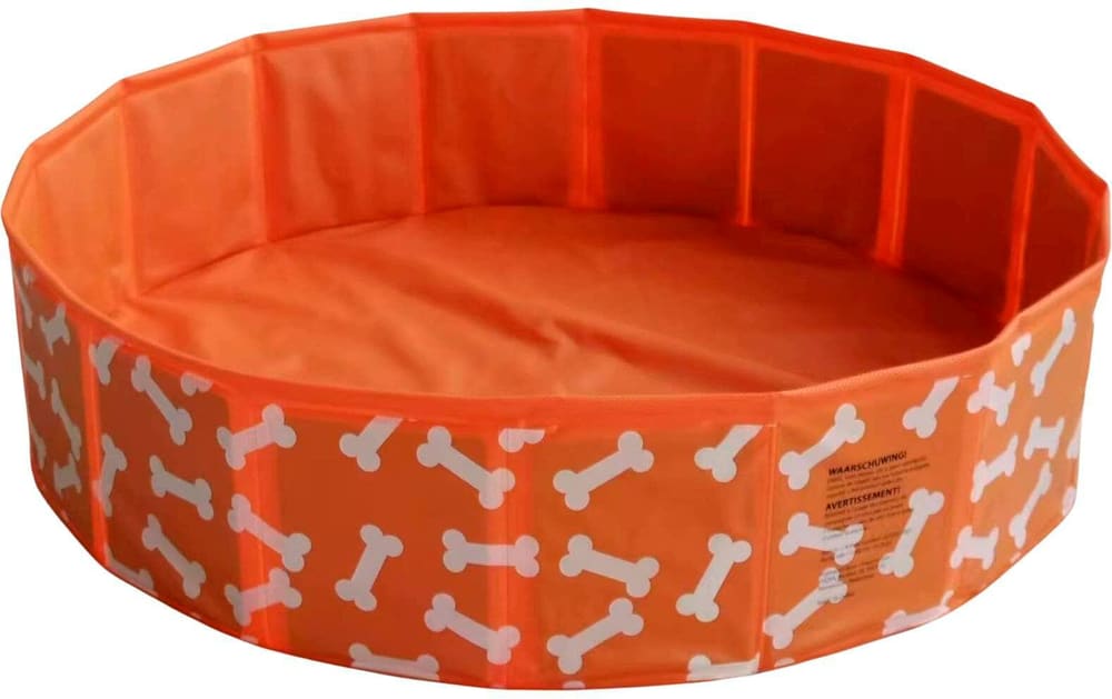 Hundepool Ø 80 cm, Orange Hundezubehör Swim Essentials 785302441051 Bild Nr. 1