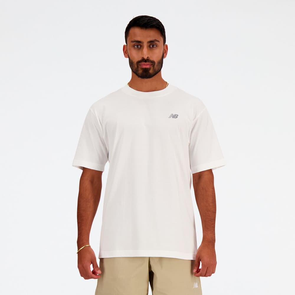 Sport Essentials Small Logo T-Shirt T-shirt New Balance 474128400610 Taille XL Couleur blanc Photo no. 1