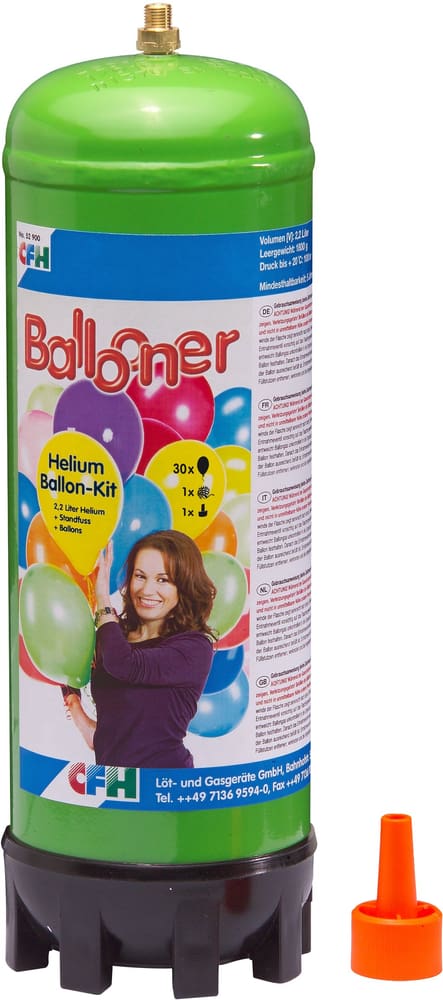 Helium Set Ballooner HS 900 Gasflaschen-/Kartuschen Cfh 611712700000 Bild Nr. 1