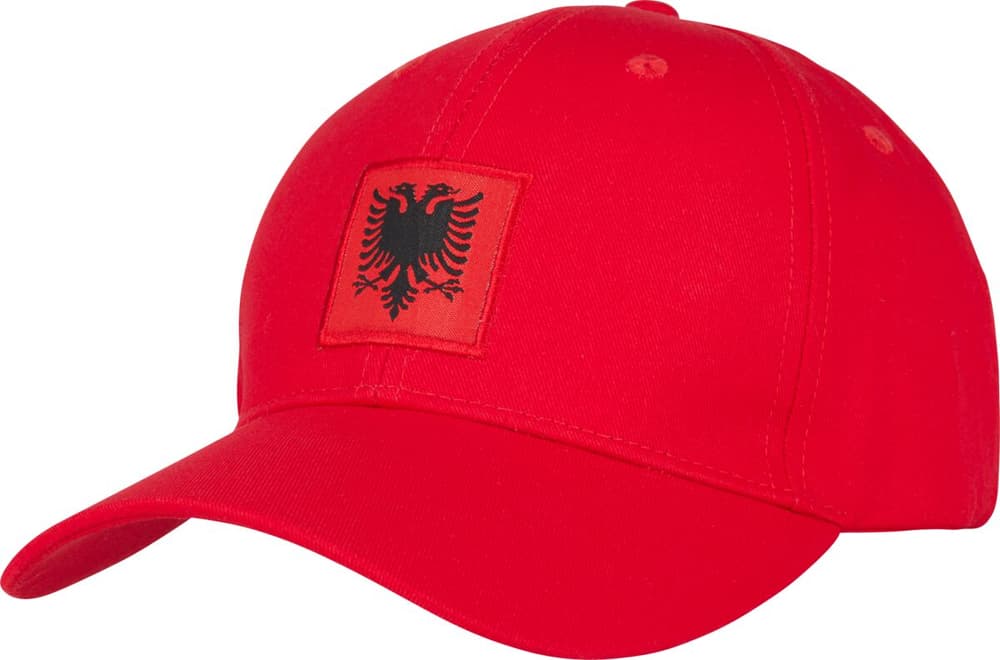 Fan Cap Albania Cappellino Extend 461998399933 Taglie One Size Colore rosso scuro N. figura 1