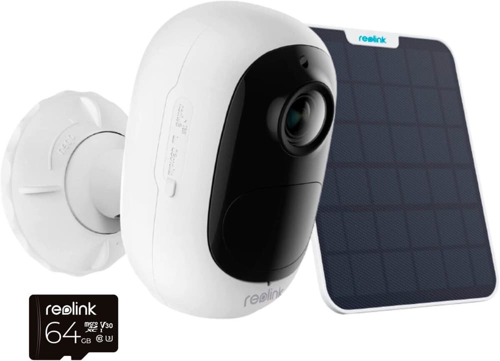 Argus 2E V2 con pannello solare 2 e micro SD da 64 GB Videocamera di sorveglianza Reolink 785302406083 N. figura 1