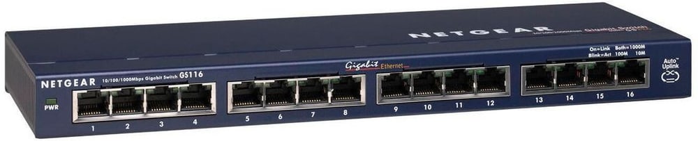 GS116 16 Port Commutateur de réseau Netgear 785302429358 Photo no. 1