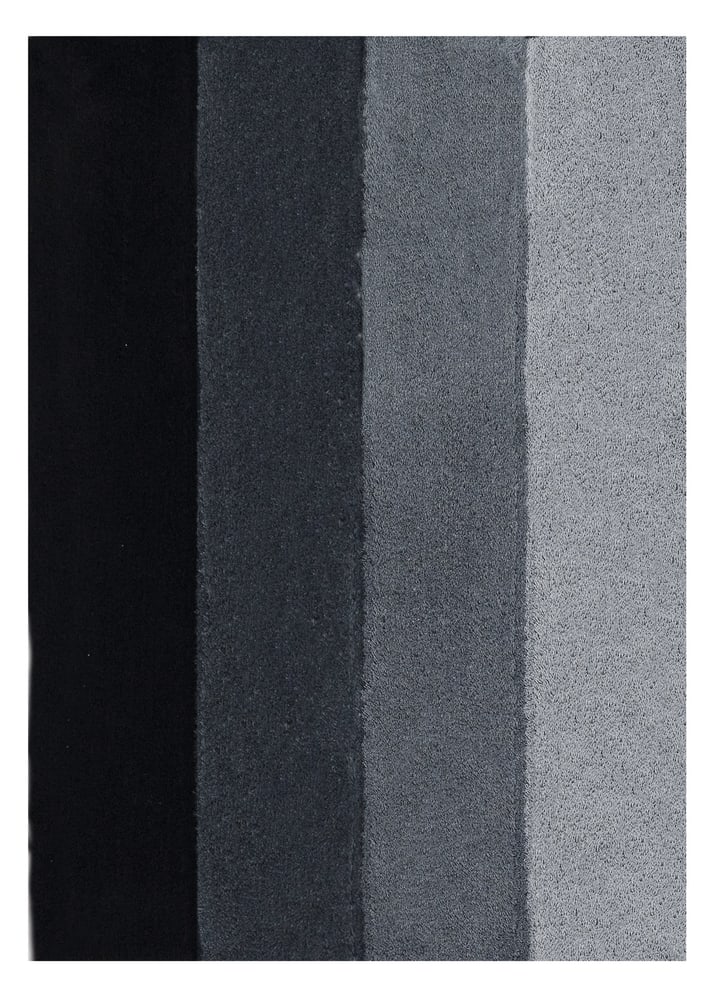 Badeteppich Four Badteppich spirella 675028000000 Farbe Schwarz-Grau Grösse 60 x 90 cm Bild Nr. 1