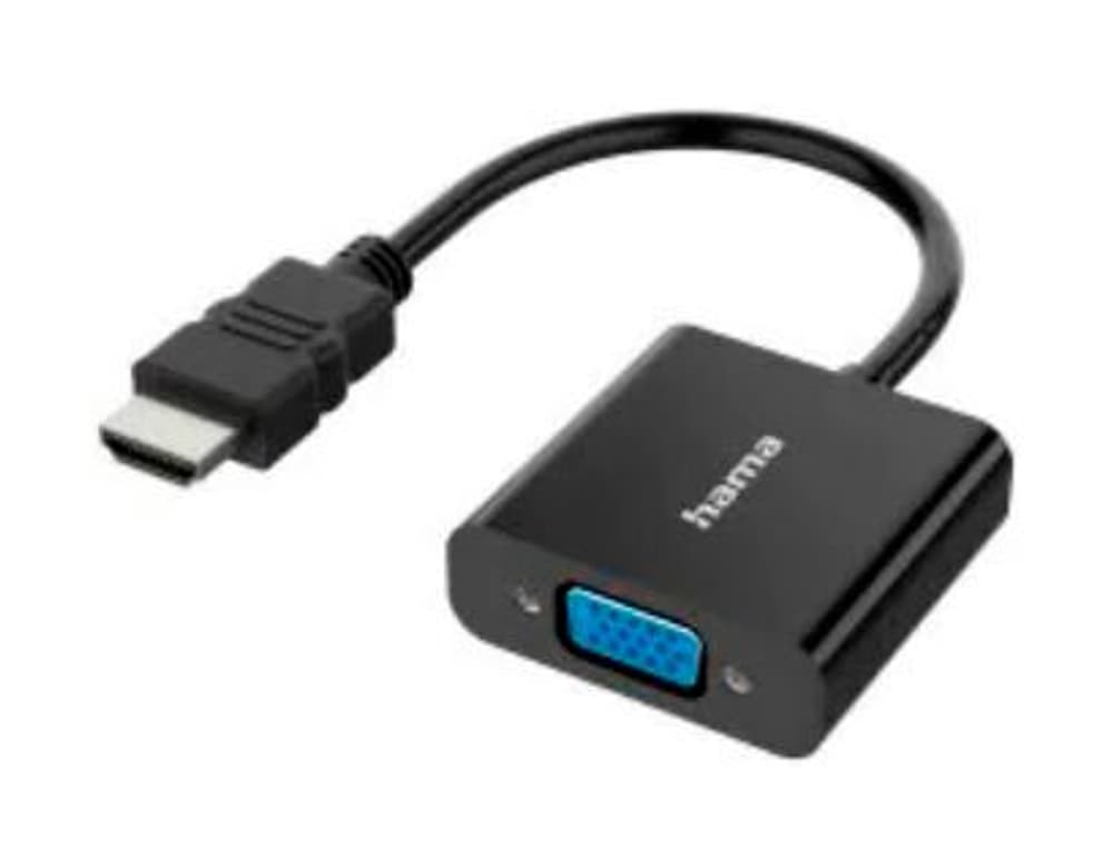 HDMI™-Stecker - VGA-Buchse, Audio-Buchse, Full-HD 1080p HDMI Adapter Hama 785300172478 Bild Nr. 1