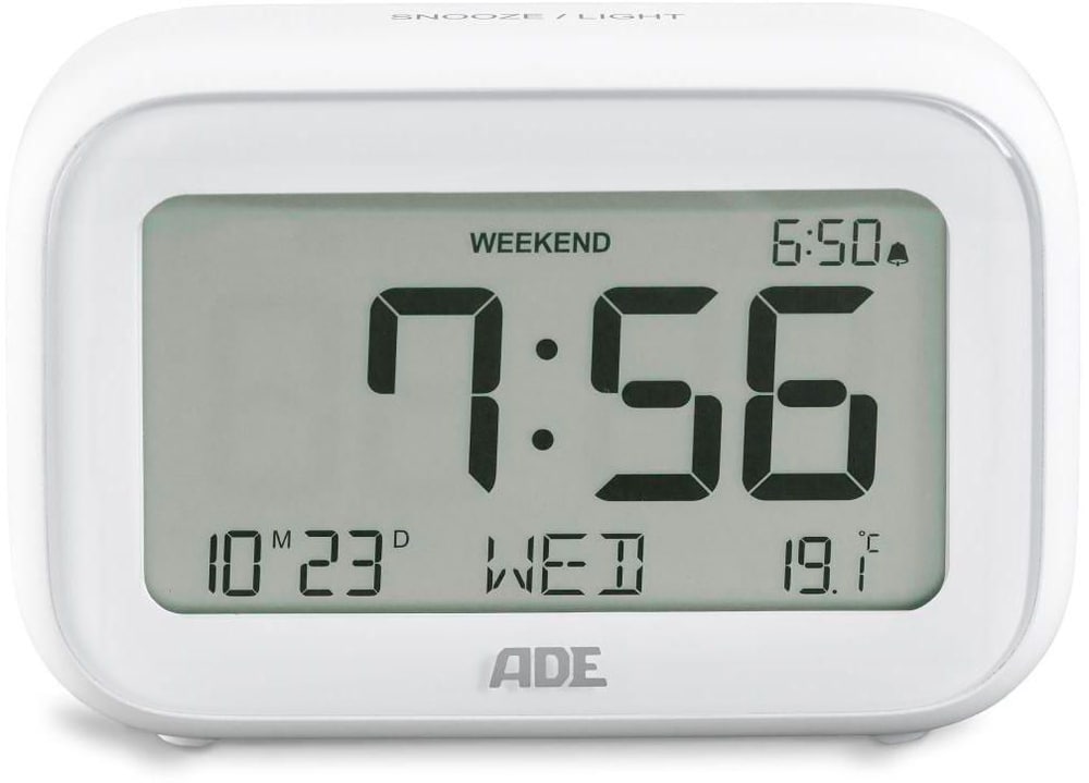 Sveglia digitale con display della temperatura Sveglia ADE 785302428631 N. figura 1