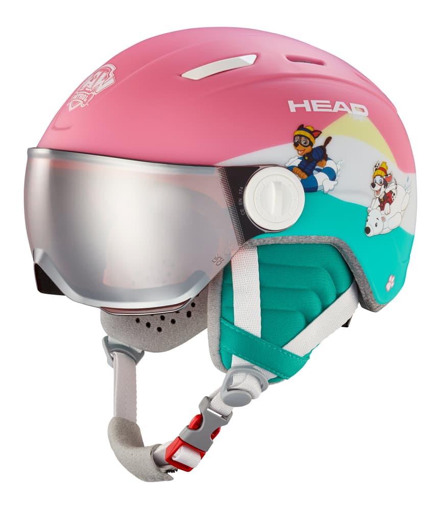 Paw Patrol Casco da sci Head 494863850529 Taglie 50-54 Colore magenta N. figura 1