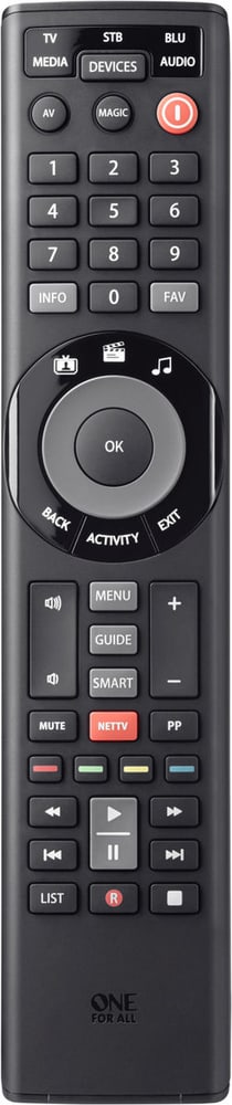 URC7955 SMART CONTROL 5 GLOBAL Télécommande TV One For All 785300142135 Photo no. 1