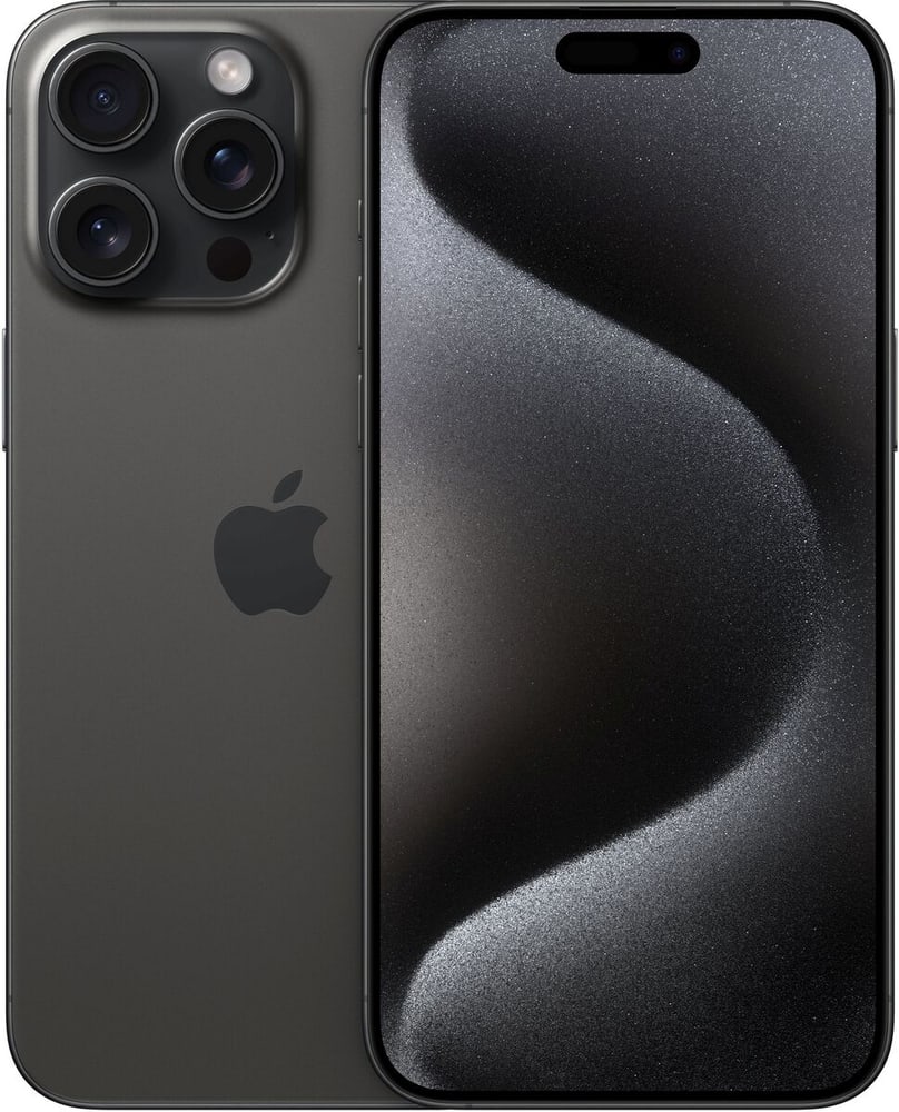 iPhone 15 Pro Max 1TB Black Titanium Smartphone Apple 785302407276 Couleur Black Titanium Capacité de Mémoire 1.0 TB Photo no. 1