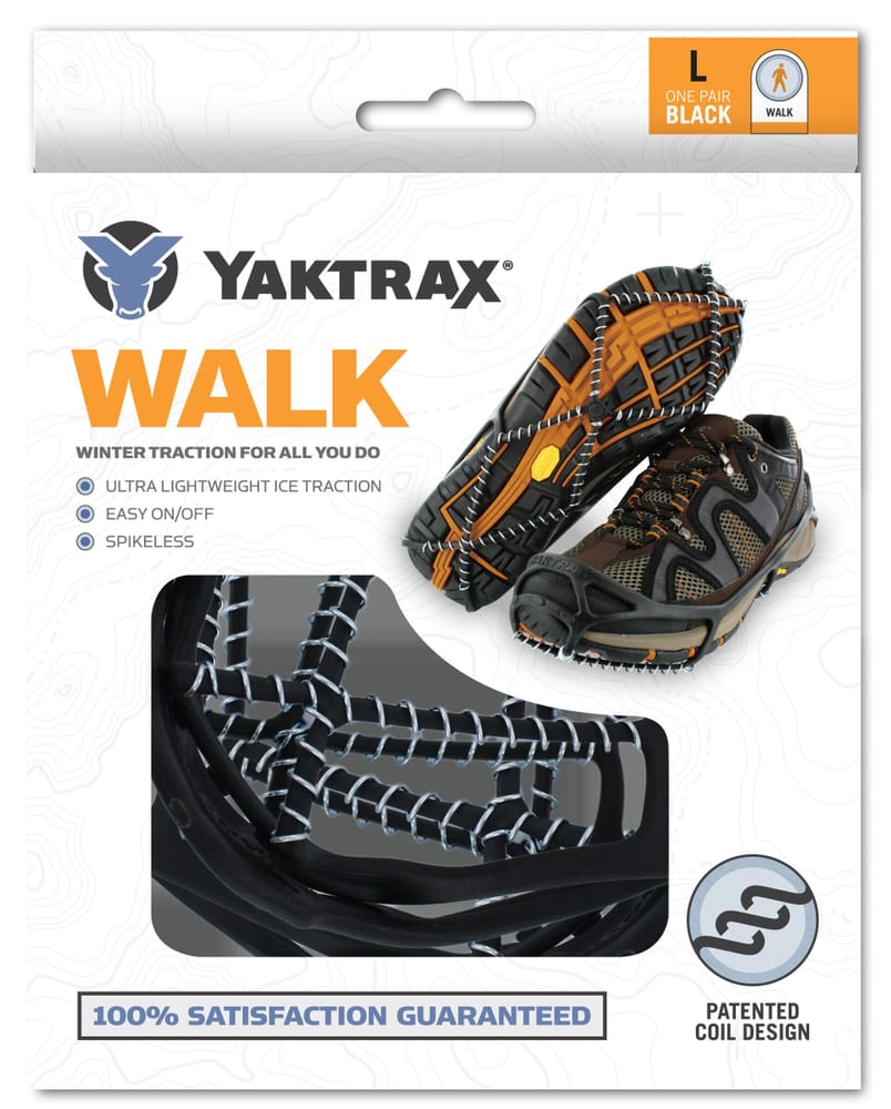 Walk Pointes de chaussures Yaktrax 499664900520 Taille L Couleur noir Photo no. 1