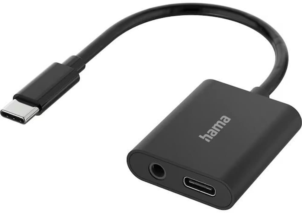 2in1, USB-C, 3,5mm, Audio + Laden Audio Adapter Hama 785300172119 Bild Nr. 1