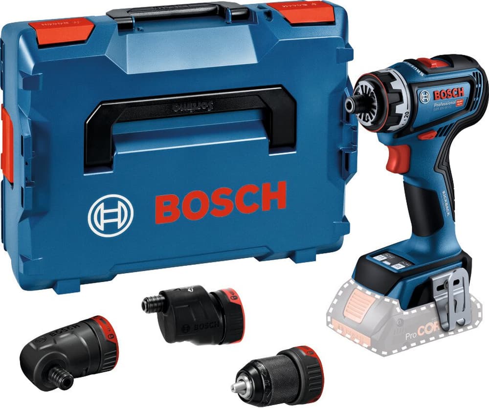 Perceuse-visseuse à accu BOSCH Click + Go GSR 18V-90 FC Visseuse sans fil Bosch Professional 617009500000 Photo no. 1