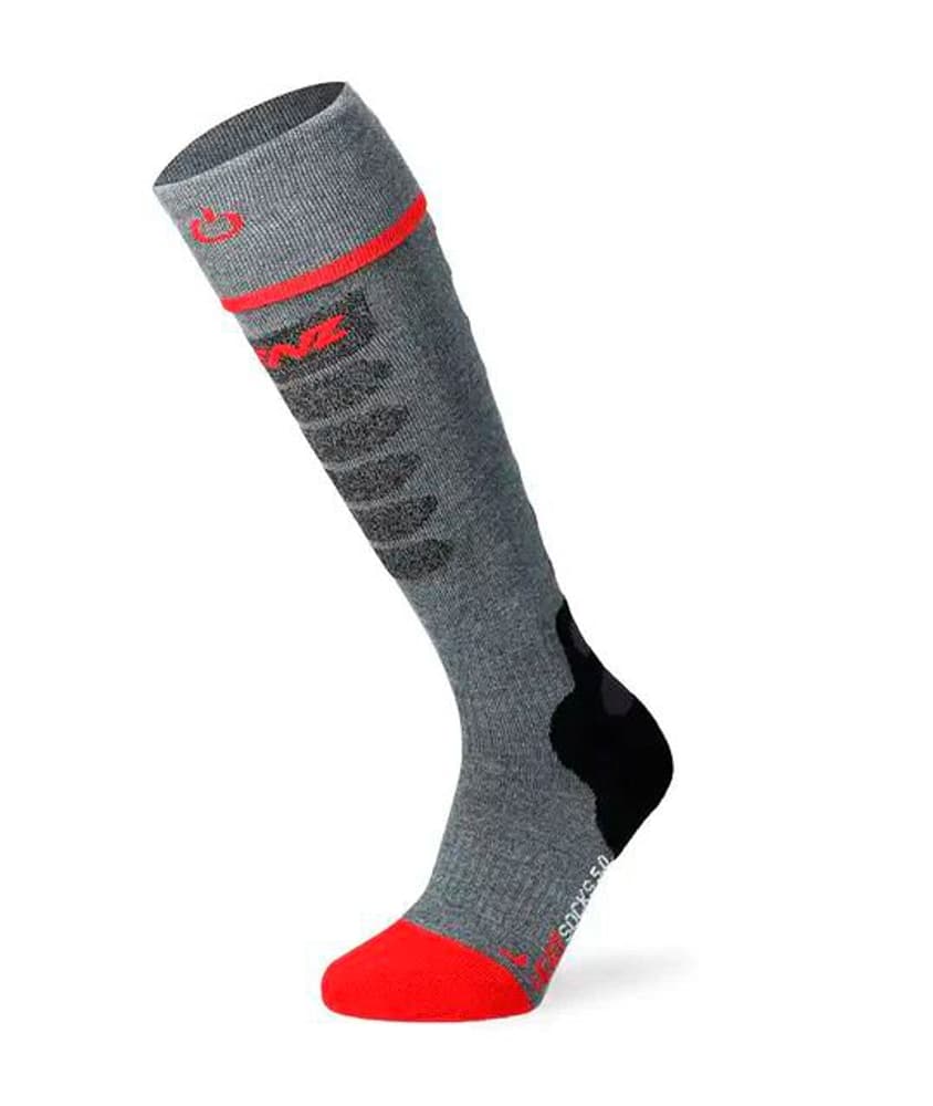 Heat Sock 5.0 Toe Cap Slim Fit Chaussettes chauffantes Lenz 465109135180 Taille 35-38 Couleur gris Photo no. 1