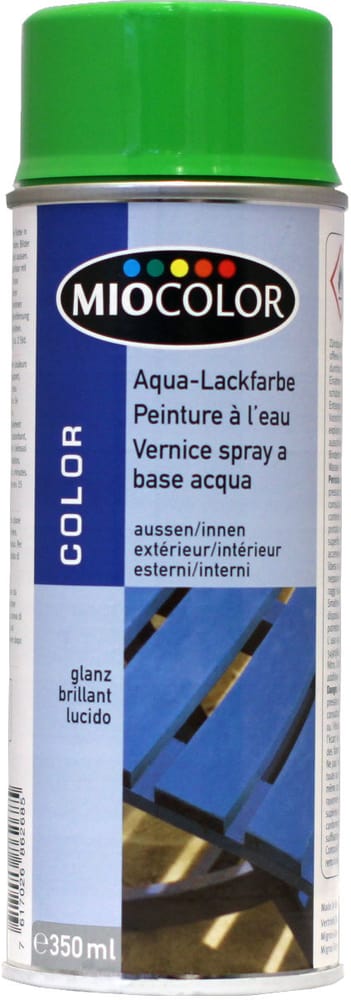 Vernice spray acrilica a base acqua Lacca colorata Miocolor 660830015003 Colore Giallo navone Contenuto 350.0 ml N. figura 1