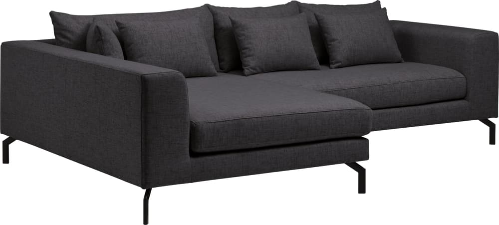 CUNO Ecksofa 405881900000 Grösse B: 280.0 cm x T: 171.0 cm x H: 80.0 cm Farbe Anthrazit Bild Nr. 1