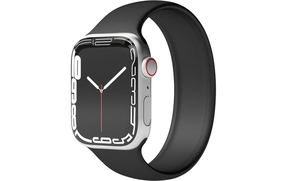Solo Loop Apple Watch S 42/44/45/49 mm Black Bracelet de montre intelligente Vonmählen 785302421508 Photo no. 1