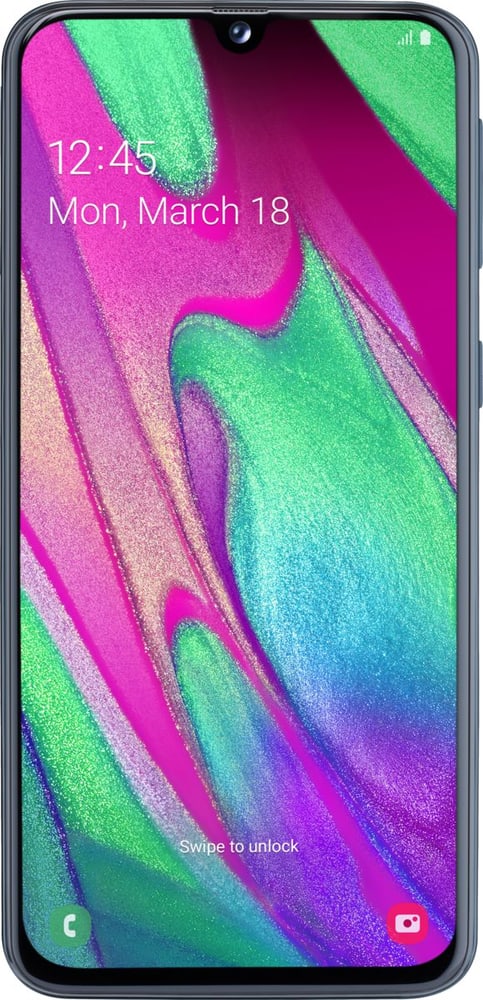 Galaxy A40 Schwarz Smartphone Samsung 79464120000019 Bild Nr. 1