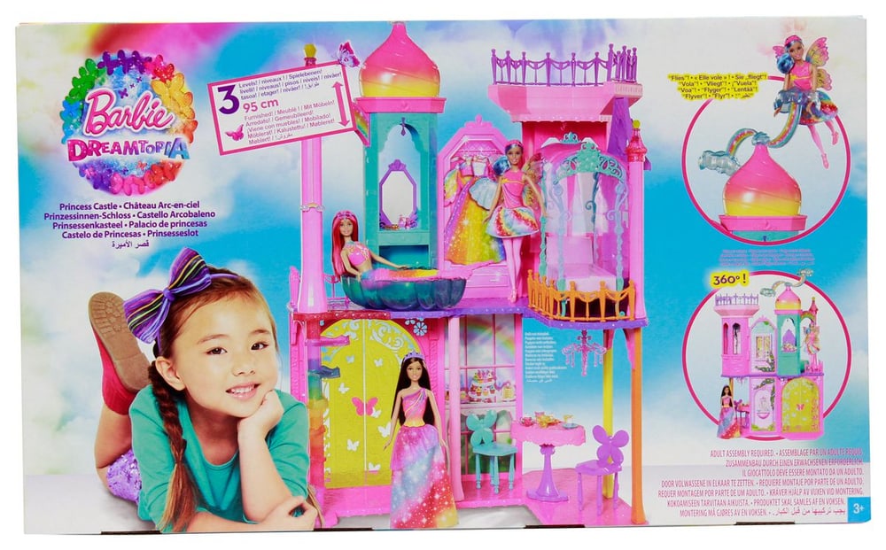Regenbogen Schloss Puppenset Barbie 74793630000016 Bild Nr. 1