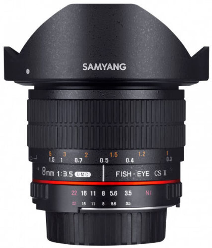8mm F3.5 CS II UMC Fisheye Sony E schwarz Objektiv Samyang 785300129205 Bild Nr. 1