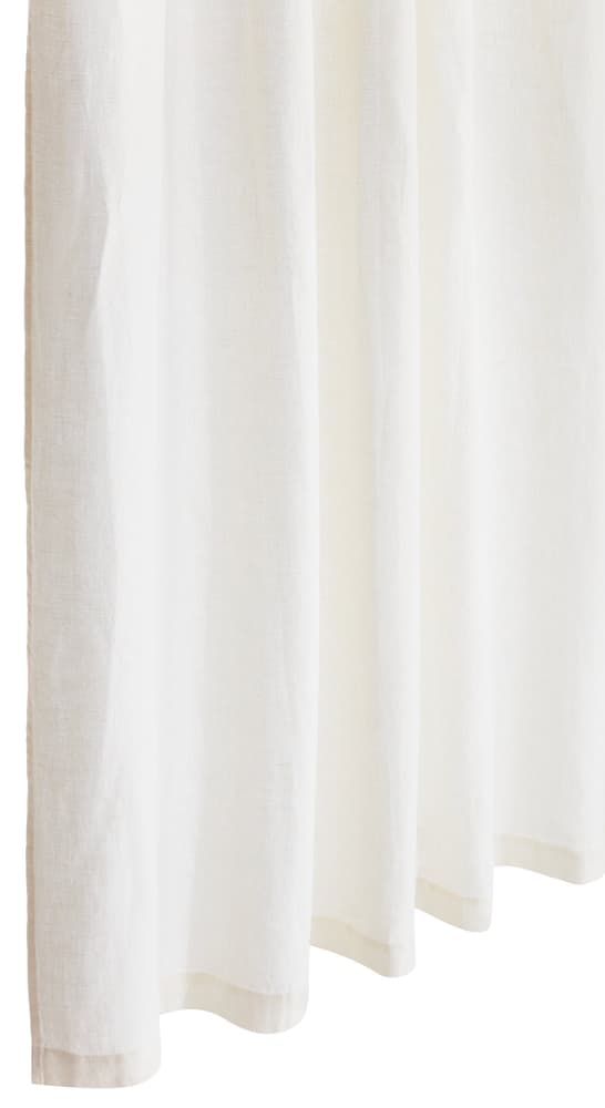 LILLY Rideau prêt à poser opaque 430296822010 Couleur Blanc Dimensions L: 150.0 cm x H: 270.0 cm Photo no. 1