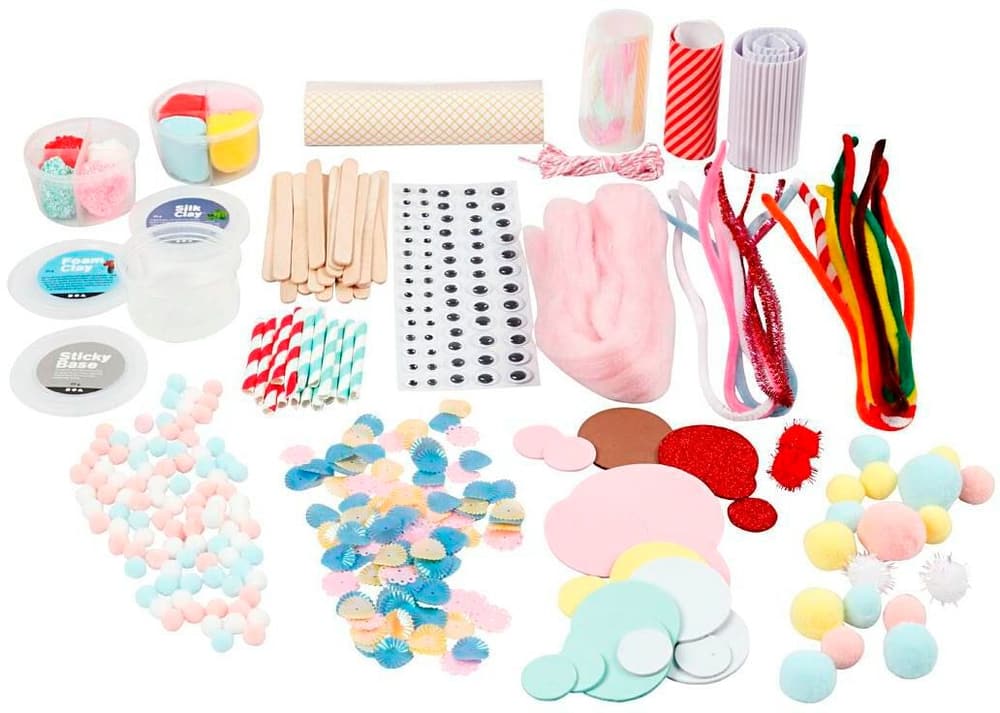 Kit artigianale scatola creativa Candy 16 pezzi Set artigianale Creativ Company 785302426742 N. figura 1