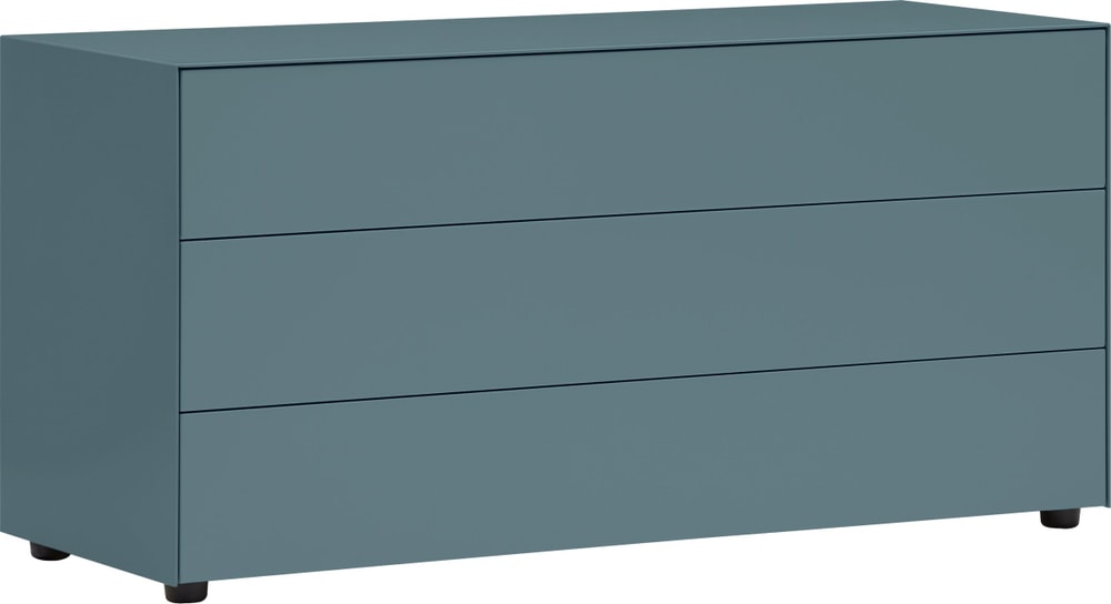 LUX Cassettone 400840300042 Dimensioni L: 120.0 cm x P: 46.0 cm x A: 56.0 cm Colore Blu medio N. figura 1