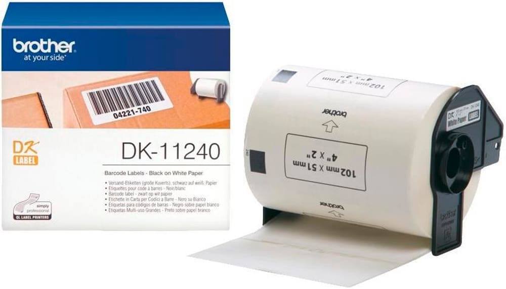 DK-11240 Trasferimento termico 102 x 51 mm Etichette Brother 785302429794 N. figura 1