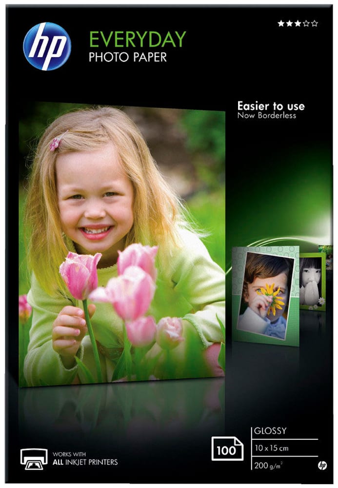 Acquistare HP Confezione da 100 fogli carta fotografica lucida Everyday 10  x 15 cm Carta per foto su