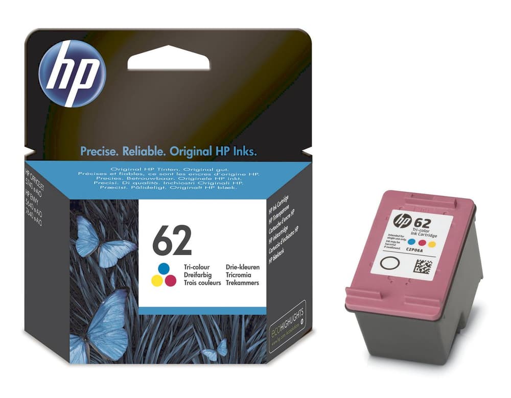 HP Cartouche d'encre 62 coleur Cartouche d'encre – acheter chez ...