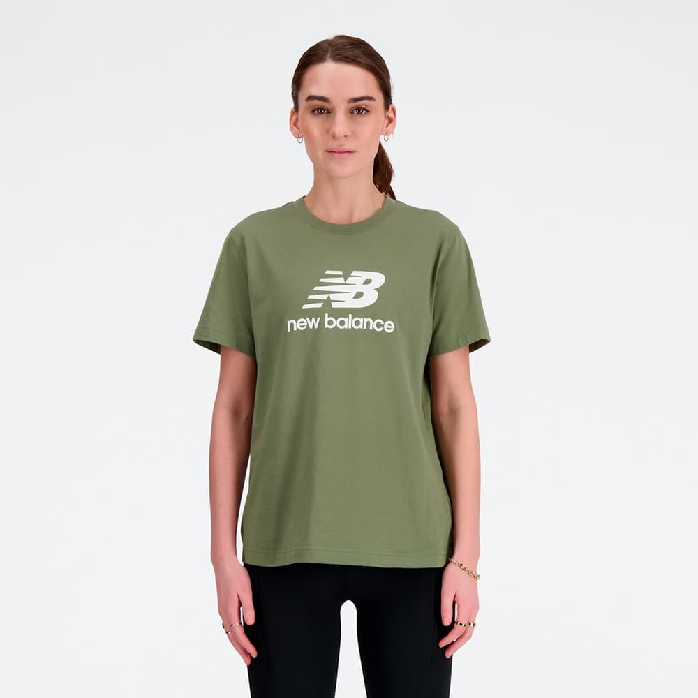 W Sport Essentials Jersey Logo T-Shirt T-shirt New Balance 474189300468 Taille M Couleur vert mousse Photo no. 1