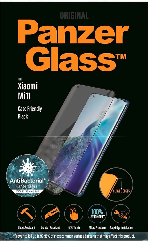 Case Friendly Xiaomi Mi 11 Smartphone Schutzfolie Panzerglass 785300185601 Bild Nr. 1