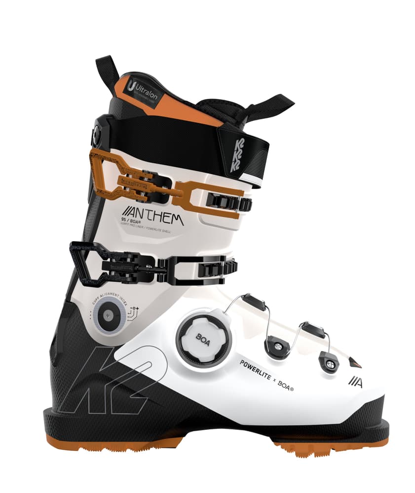 Anthem 95 BOA GW Chaussures de ski K2 495485623574 Taille 23.5 Couleur beige Photo no. 1