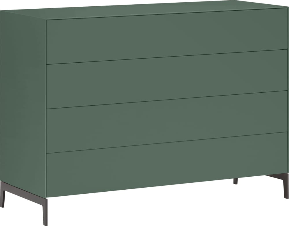 LUX Commode 400844700000 Dimensions L: 120.0 cm x P: 46.0 cm x H: 86.5 cm Couleur Vert Photo no. 1