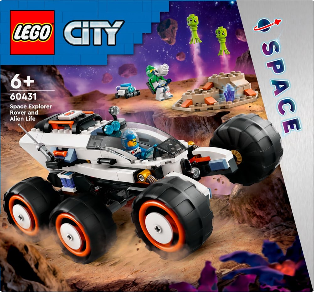 City 60431 Rover esploratore spaziale e vita aliena LEGO® 741911800000 N. figura 1