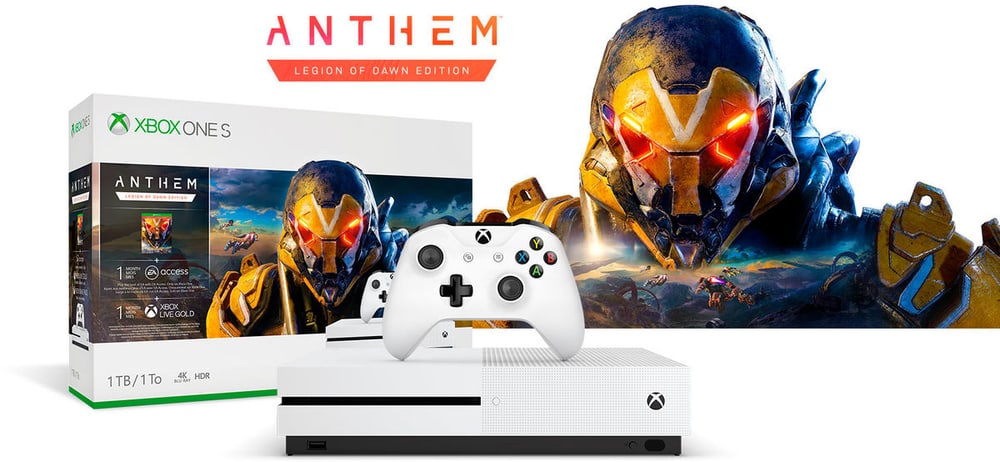 Xbox One S 1TB inkl. Anthem 78544210000019 Bild Nr. 1