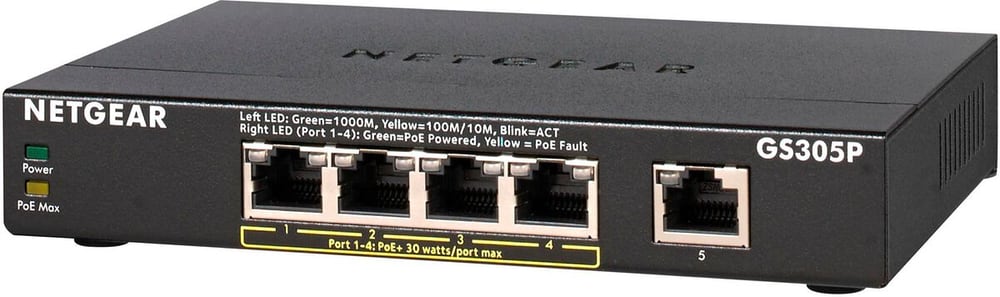 GS305Pv2 5 Port Switch di rete Netgear 785302429402 N. figura 1