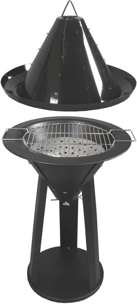 Capello tataro, griglia, nero Grill a carbonella Nouvel 639053800000 N. figura 1