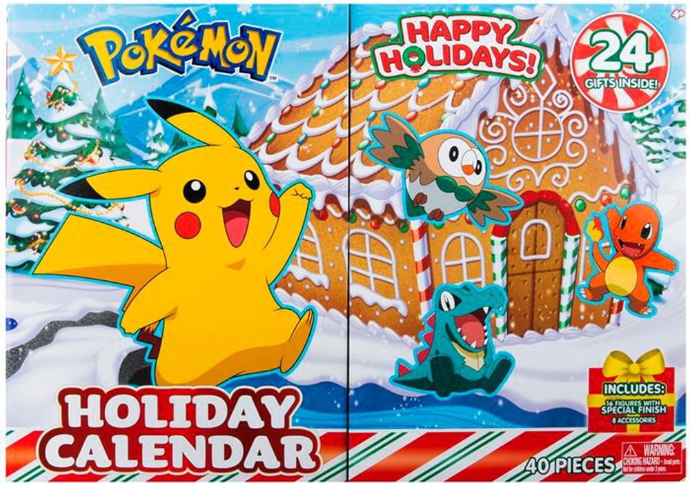 Pokémon: Calendario dell'Avvento 2023 Merch Jazwares 785302408087 N. figura 1