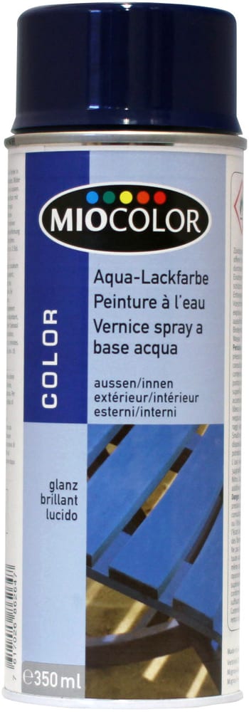 Peinture en aérosol acrylique a l'eau Laque colorée Miocolor 660830008003 Couleur Bleu saphir Contenu 350.0 ml Photo no. 1