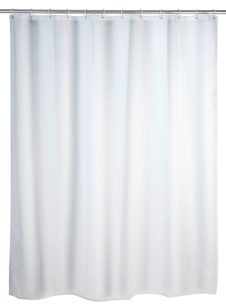Tenda doccia tinta unita bianco, Poliestere Tenda da doccia WENKO 674005500000 Colore Bianco Dimensioni 120x200 cm N. figura 1