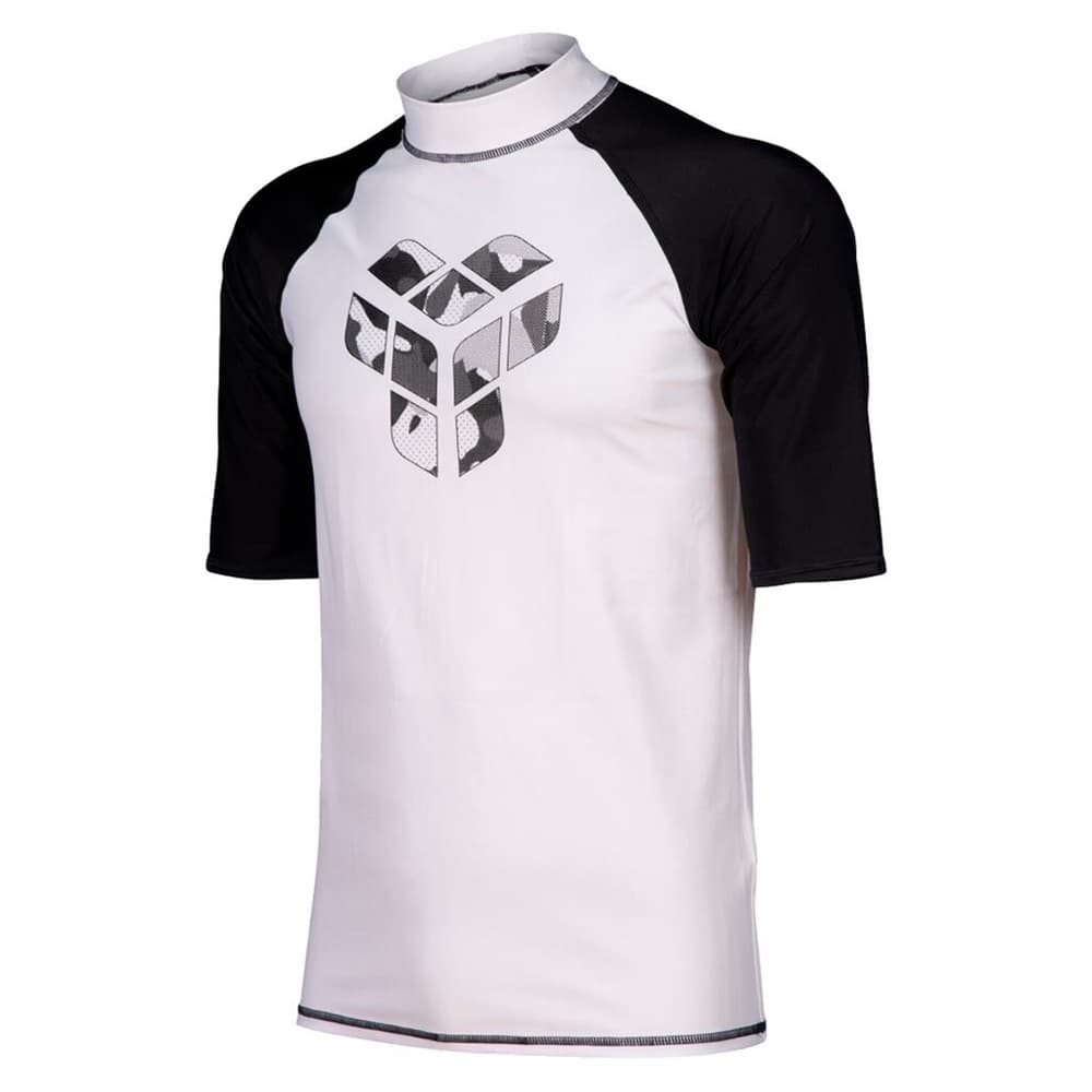 M Arena Rash Vest S/S Graphic T-shirt Arena 468717900310 Taglie S Colore bianco N. figura 1